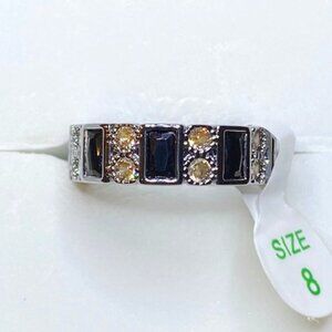 Black Onyx CZ Infinity Band RG21793 Talk The Talk Size 8